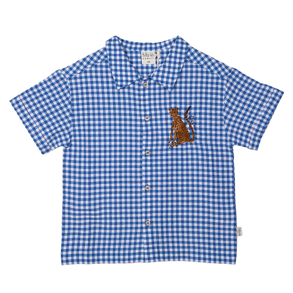 Plaid shirt, blue