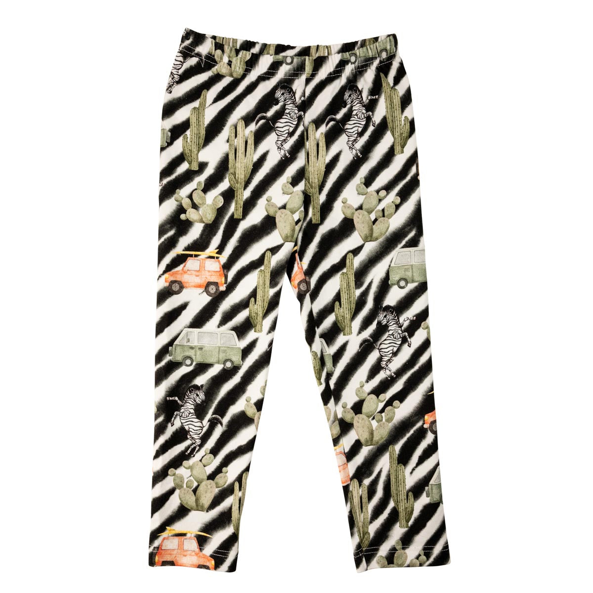 Zepra leggings, black and white
