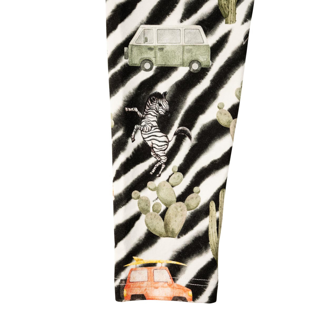 Zepra leggings, black and white