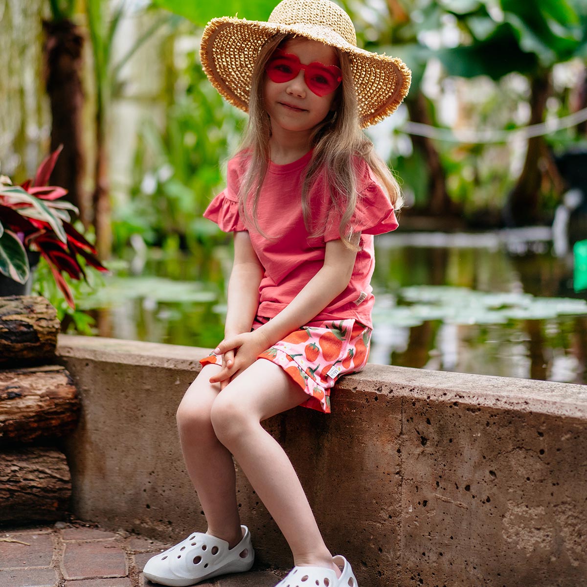 Fragola shorts, rose