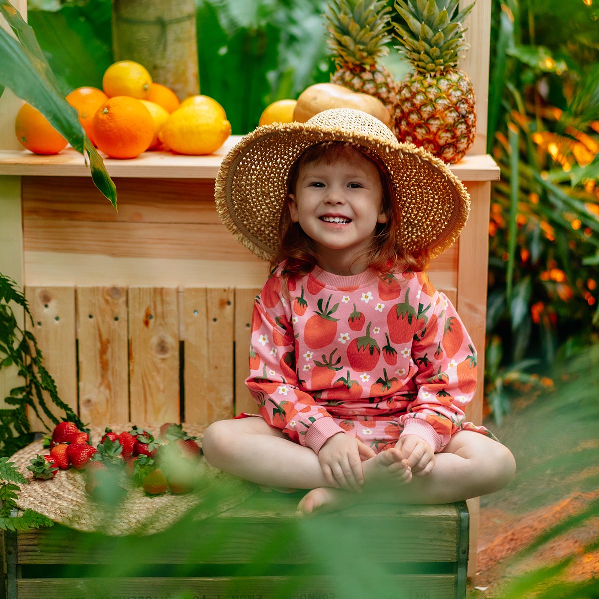 Fragola collegeshirt, rose