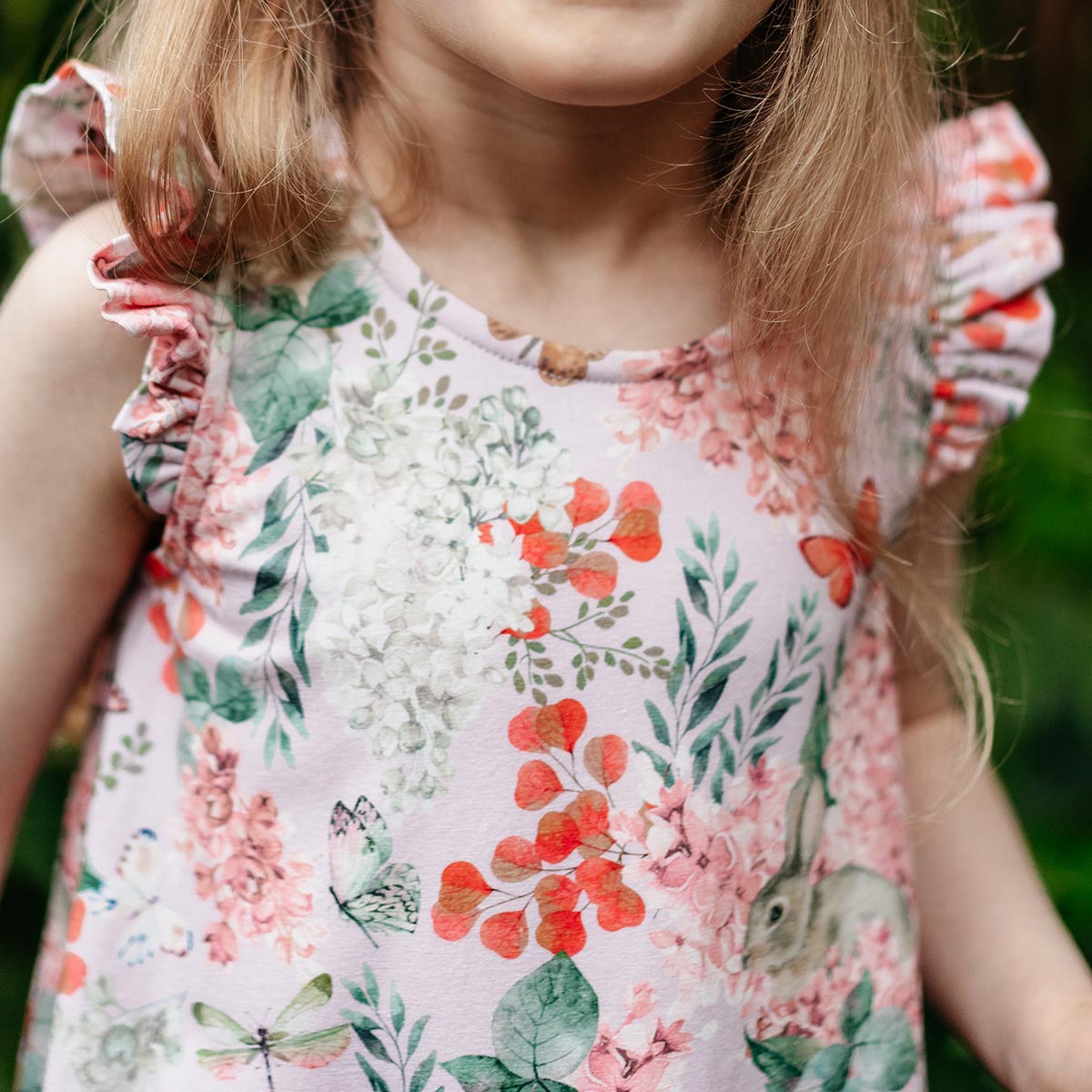 Lilacs dress, lavender