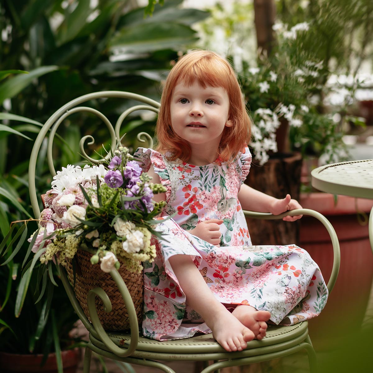 Lilacs dress, lavender