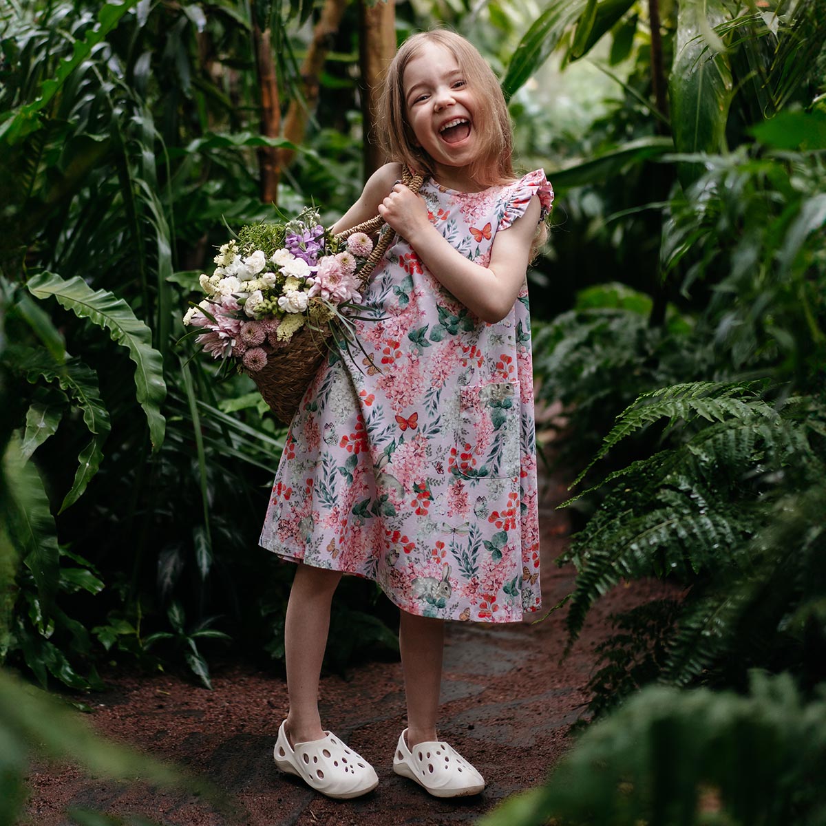 Lilacs dress, lavender
