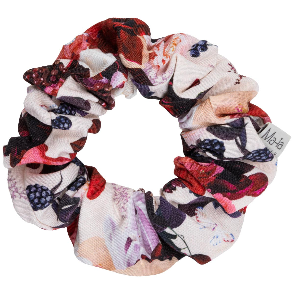 Hair scrunchie, Rowan, ecru