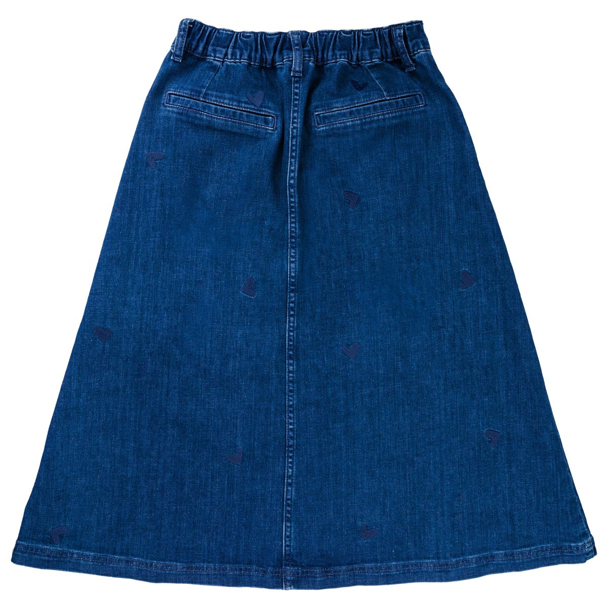 Minni denim skirt Hearts, blue