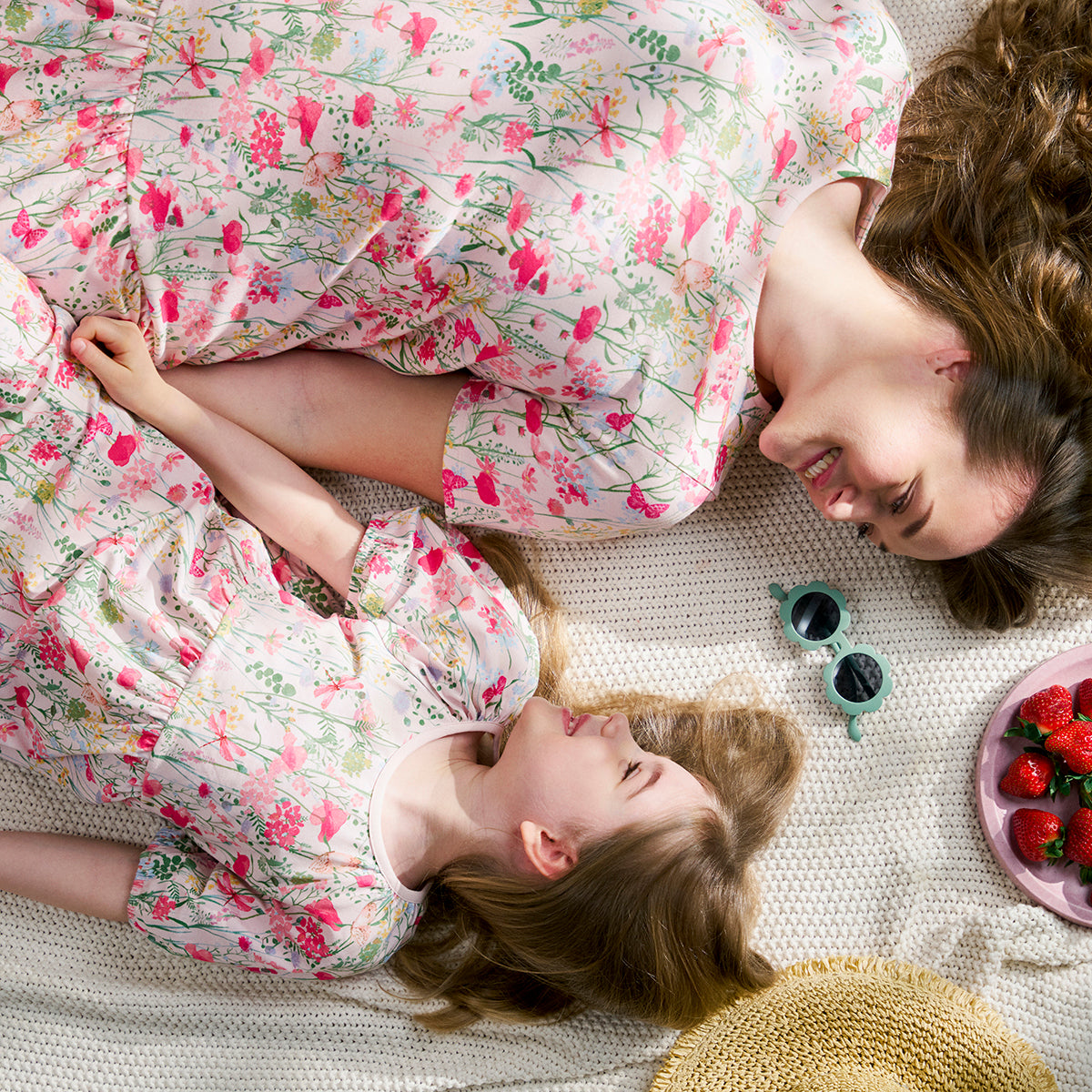 Laura dress for women, Meadow, pink