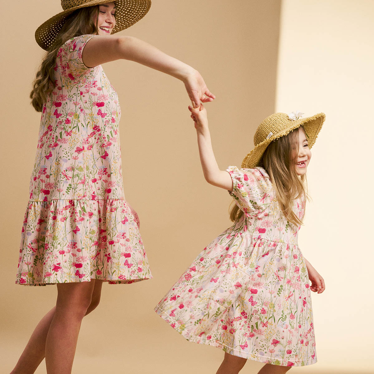 Laura dress for women, Meadow, pink