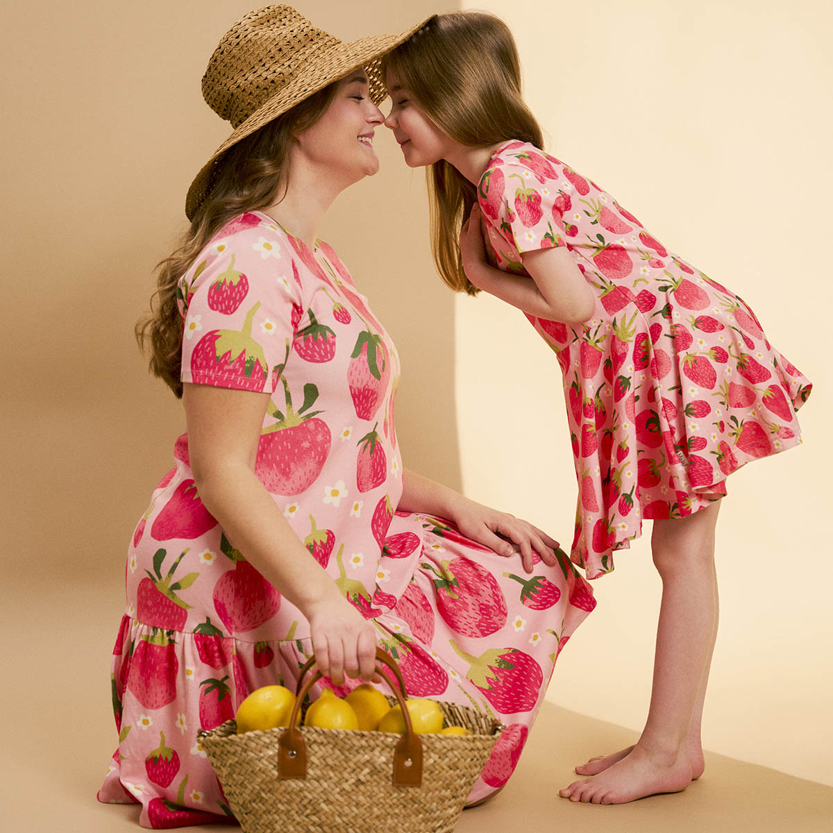 Laura dress for women, Fragola, rose