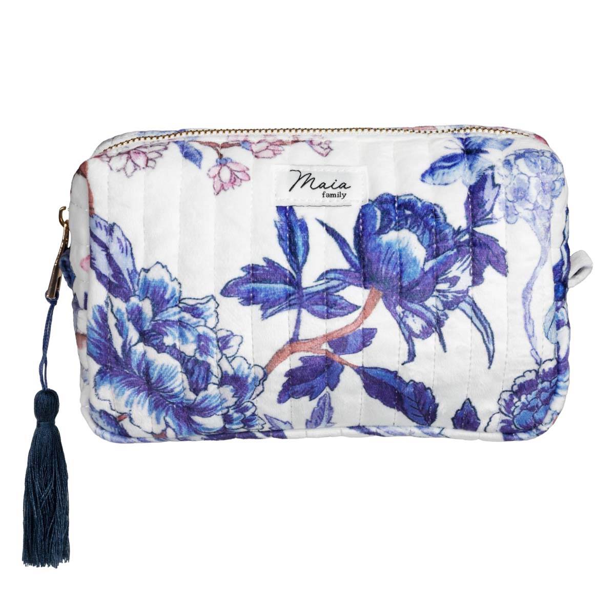 Ilo pouch Bluebird, natural white
