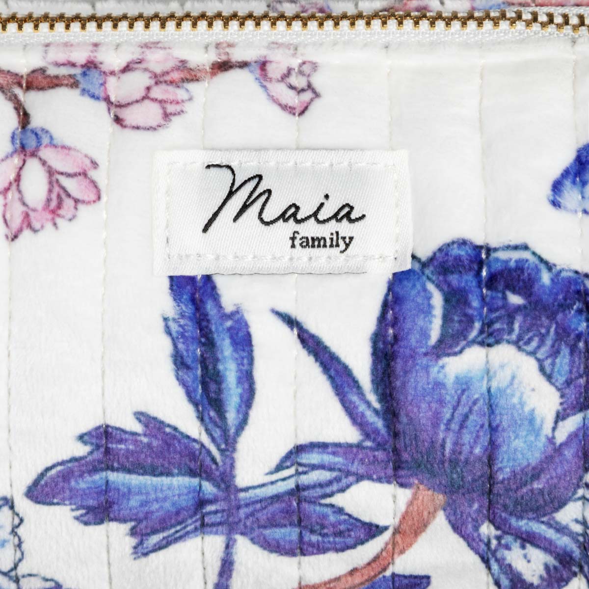 Ilo pouch Bluebird, natural white