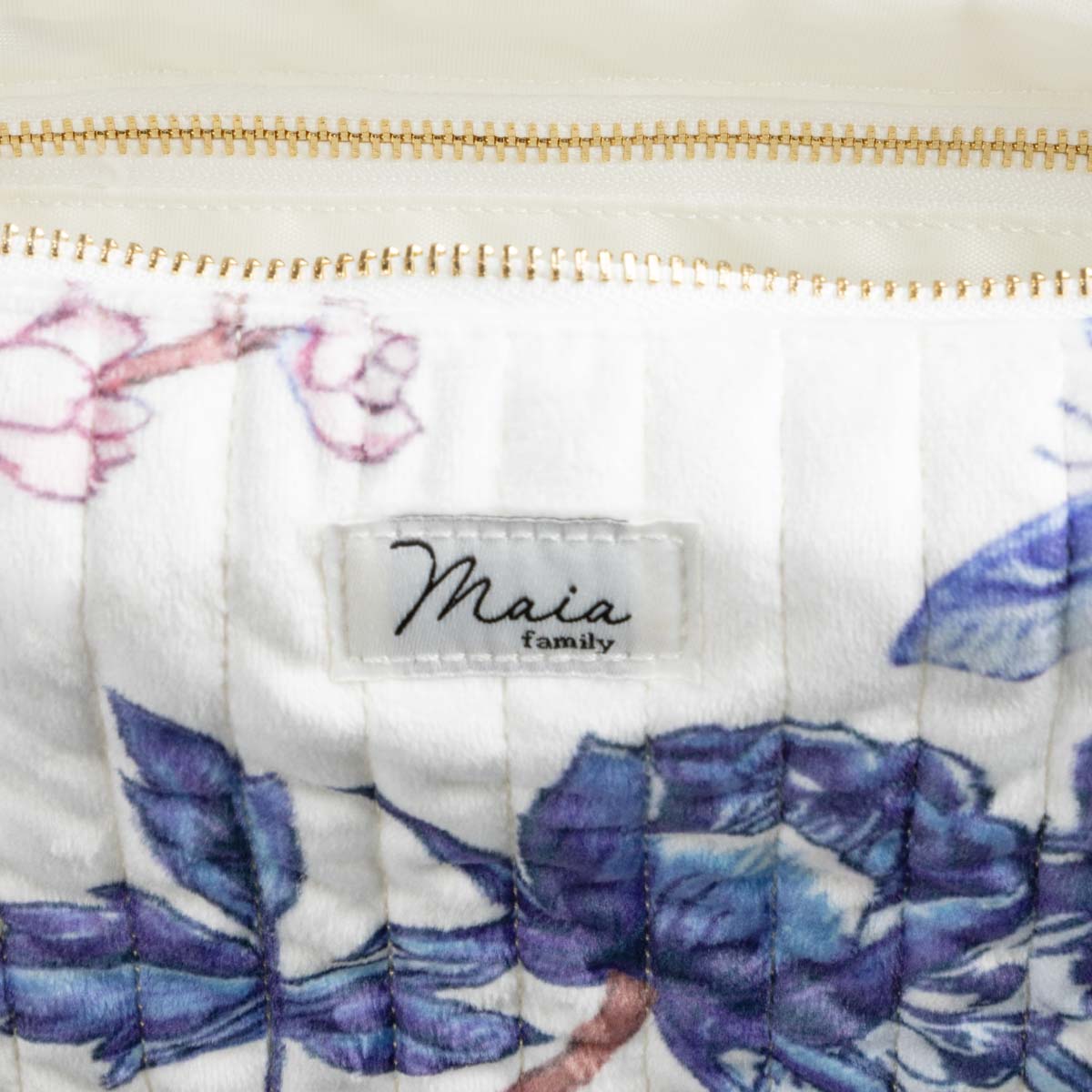 Lumo pouch, Bluebird, natural white