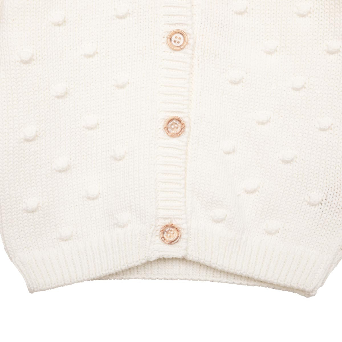 Kaisli baby cardigan, ecru