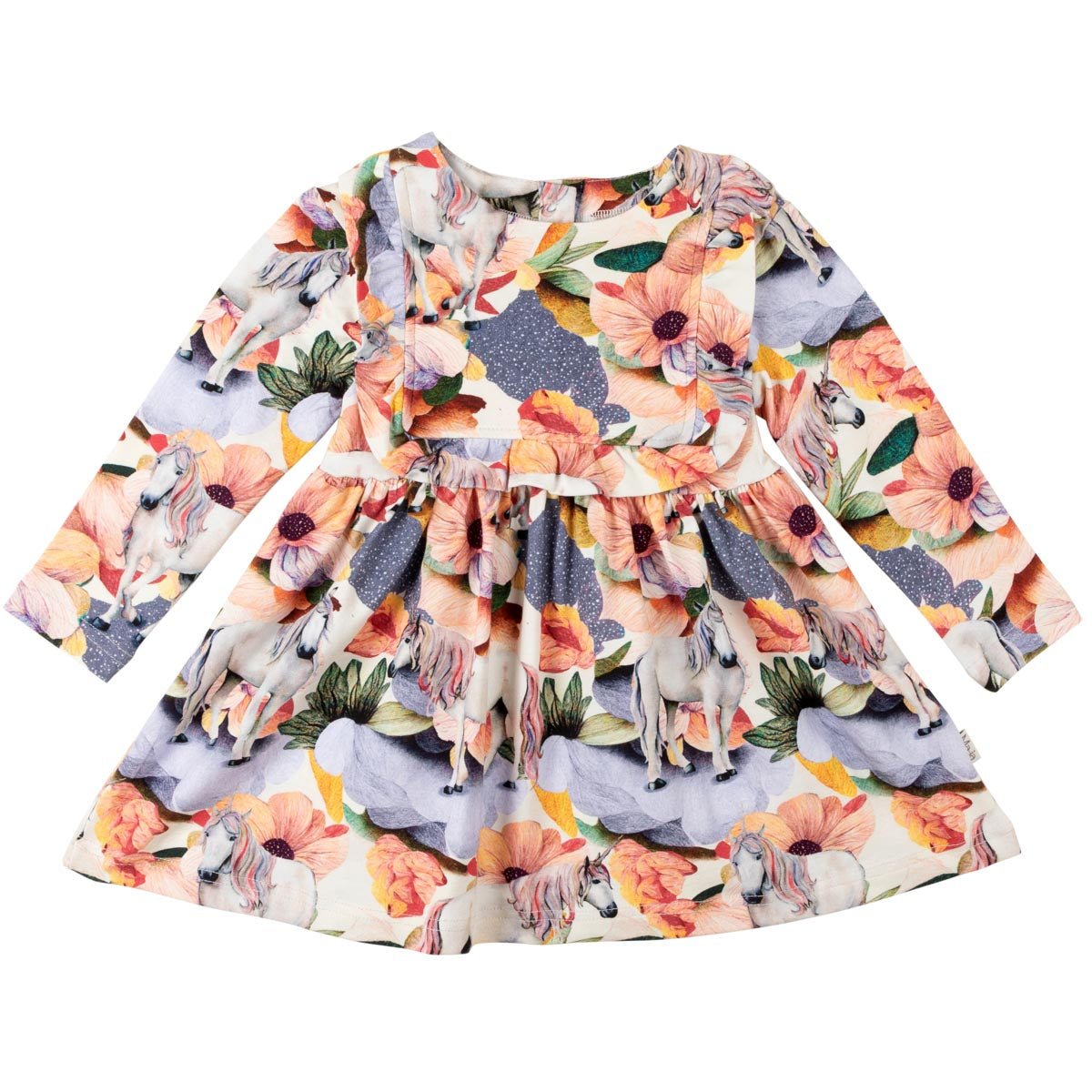 Poppy baby dress, ecru