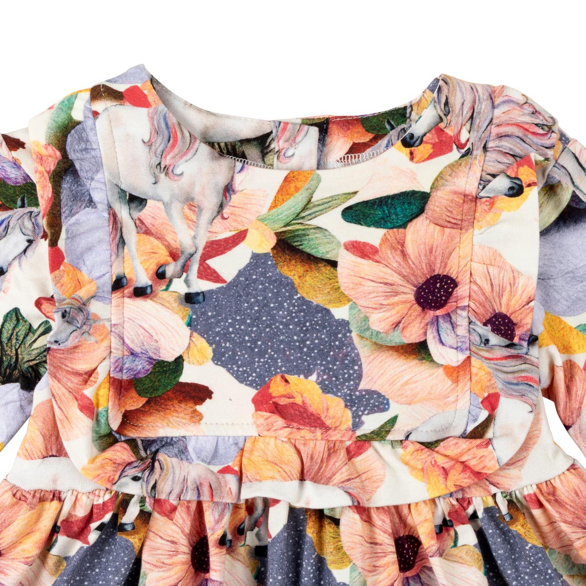 Poppy baby dress, ecru