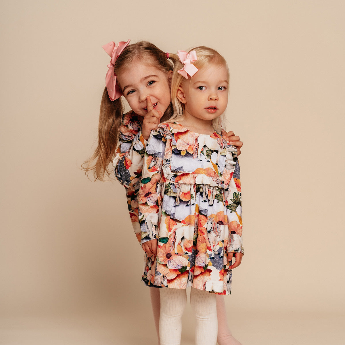 Poppy baby dress, ecru