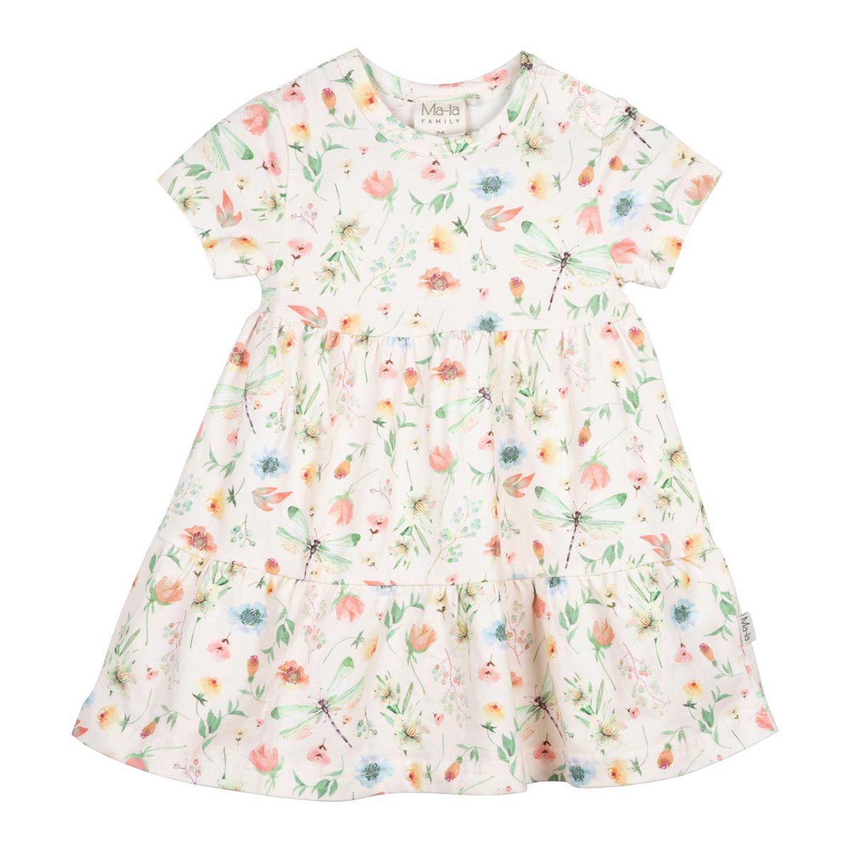 June baby dress, white