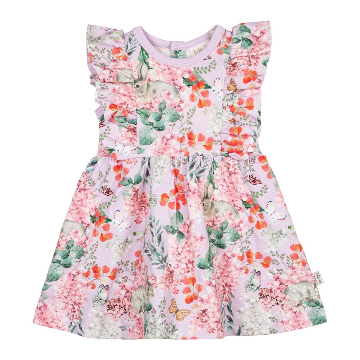 Lilacs baby dress, lavender