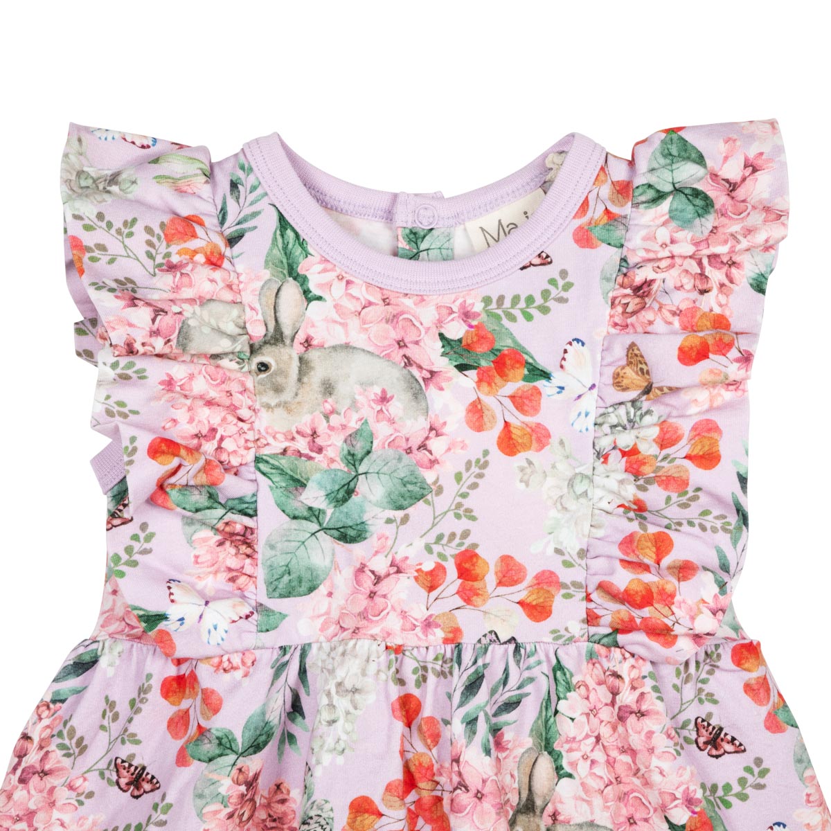 Lilacs baby dress, lavender