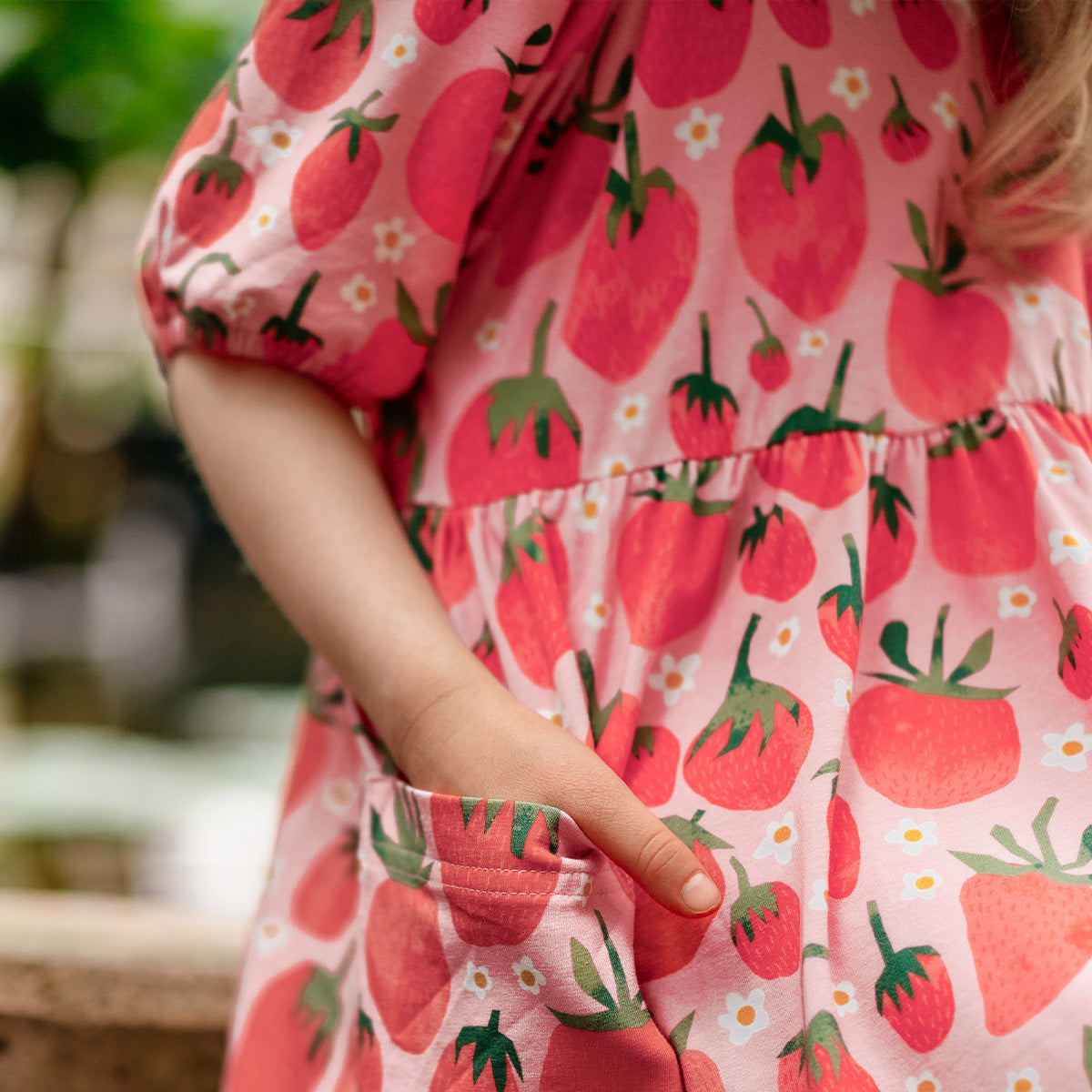 Fragola dress, loose, rose