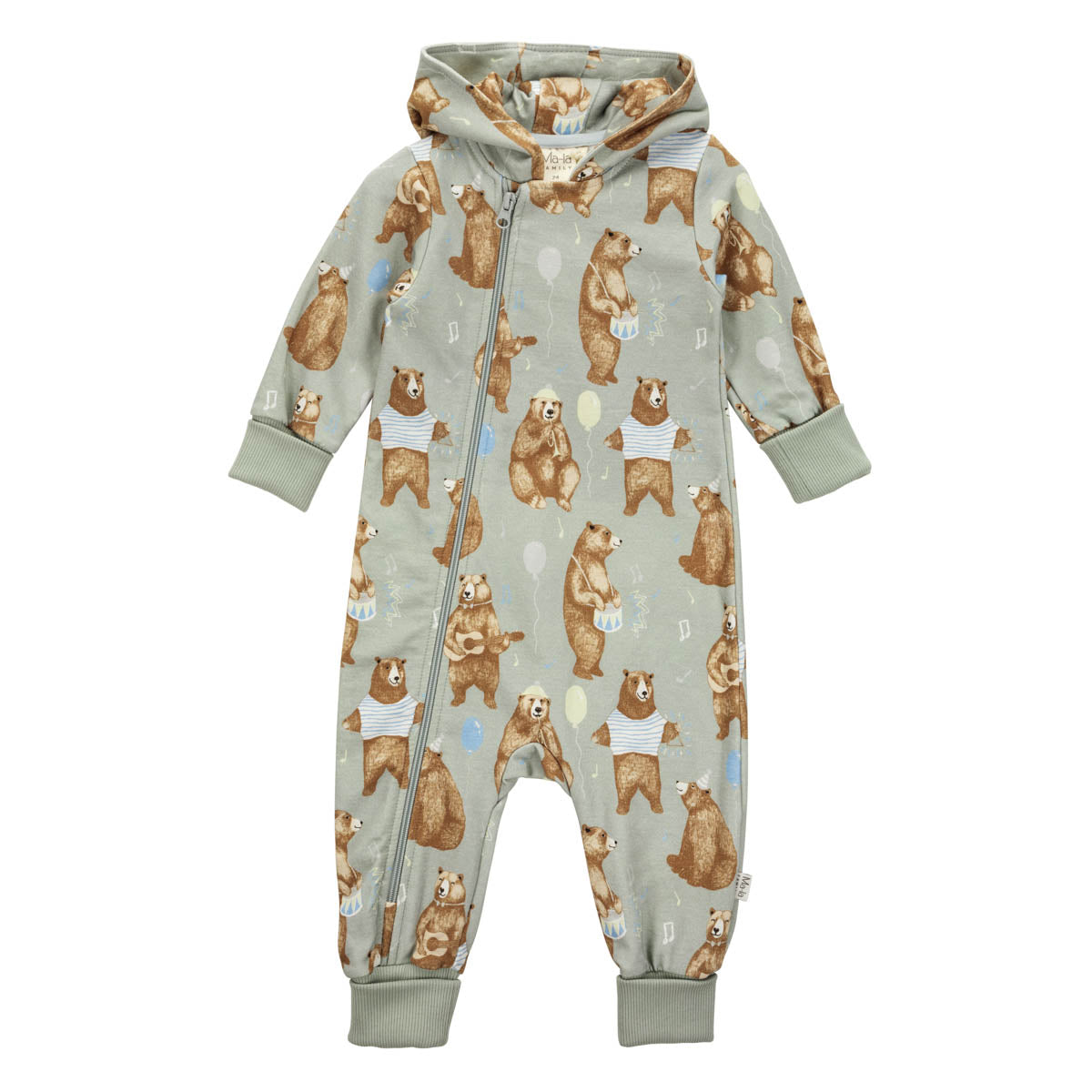 Bears overalls, light green