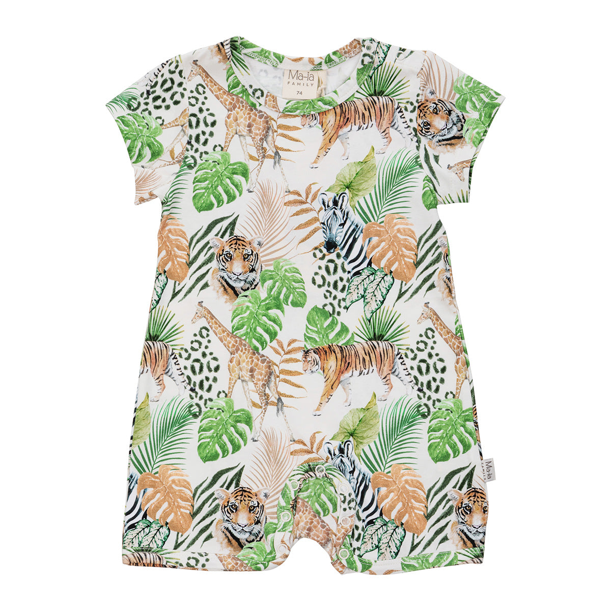Jungle playsuit, white