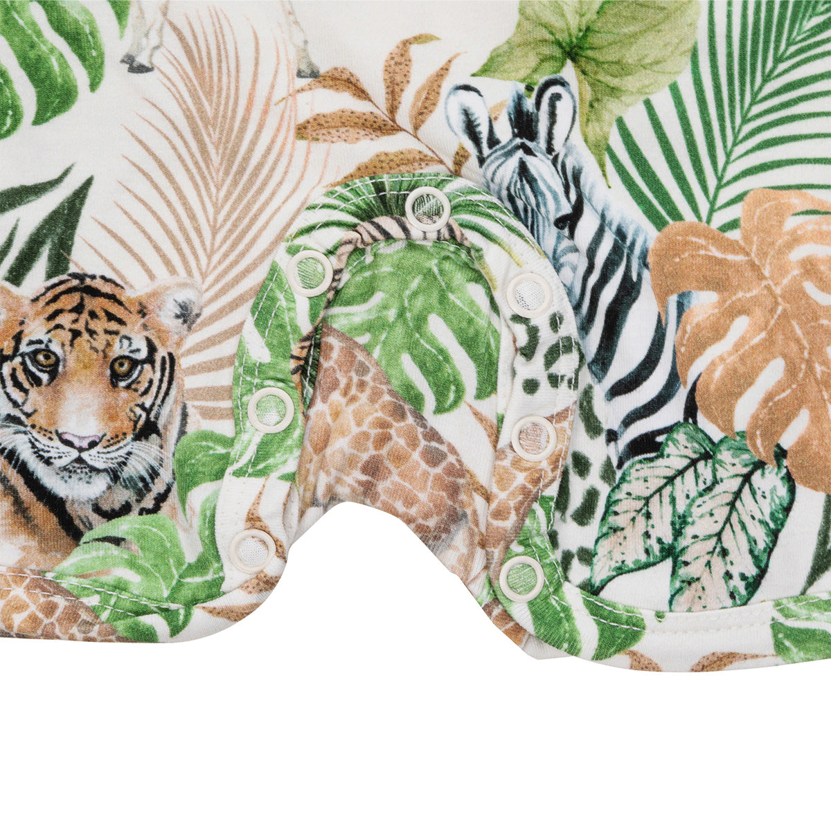 Jungle playsuit, white