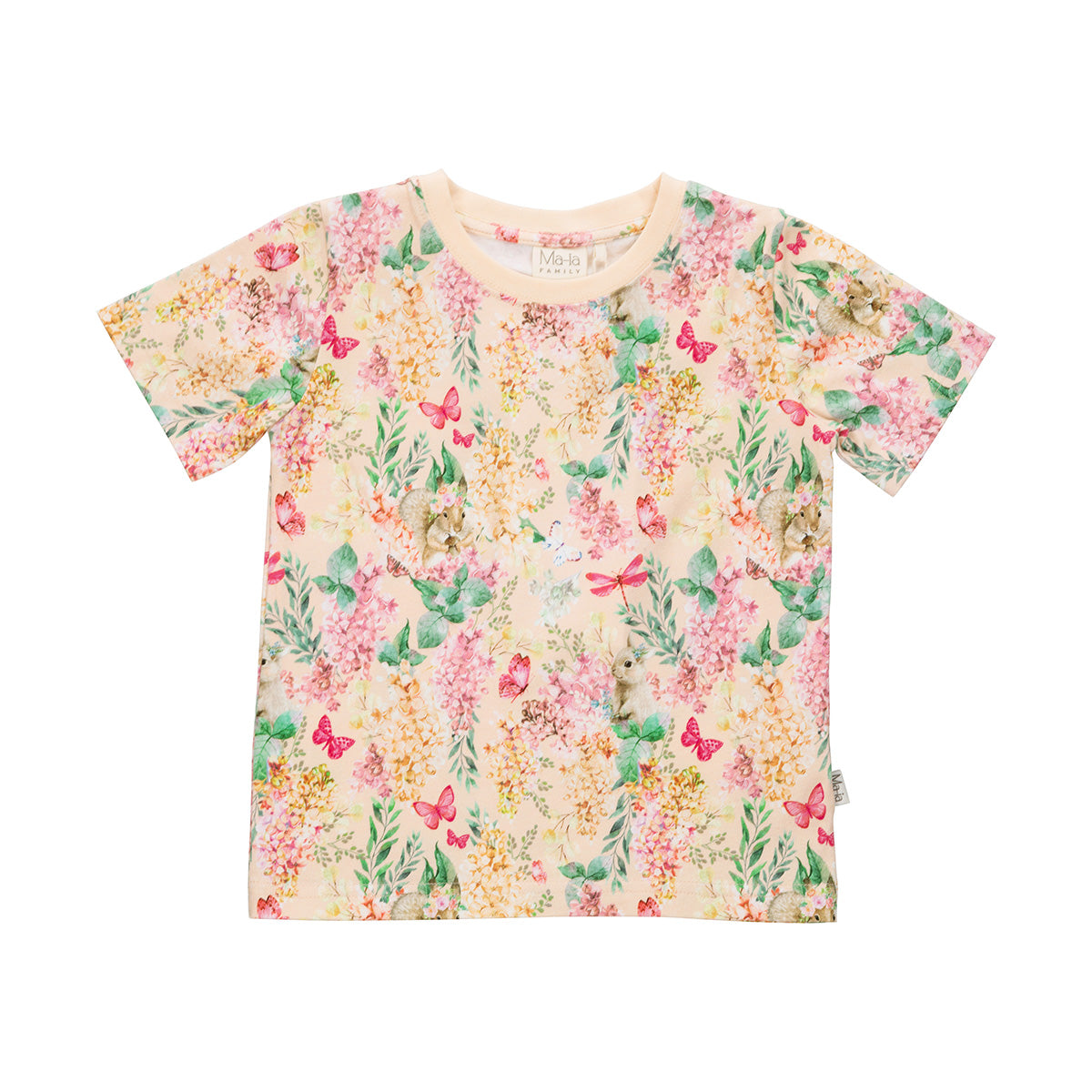 Lilacs t-shirt, yellow