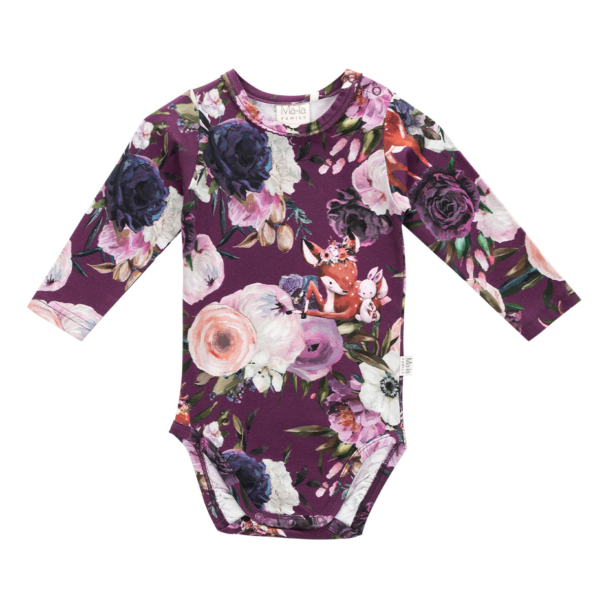 Bambi bodysuit, purple