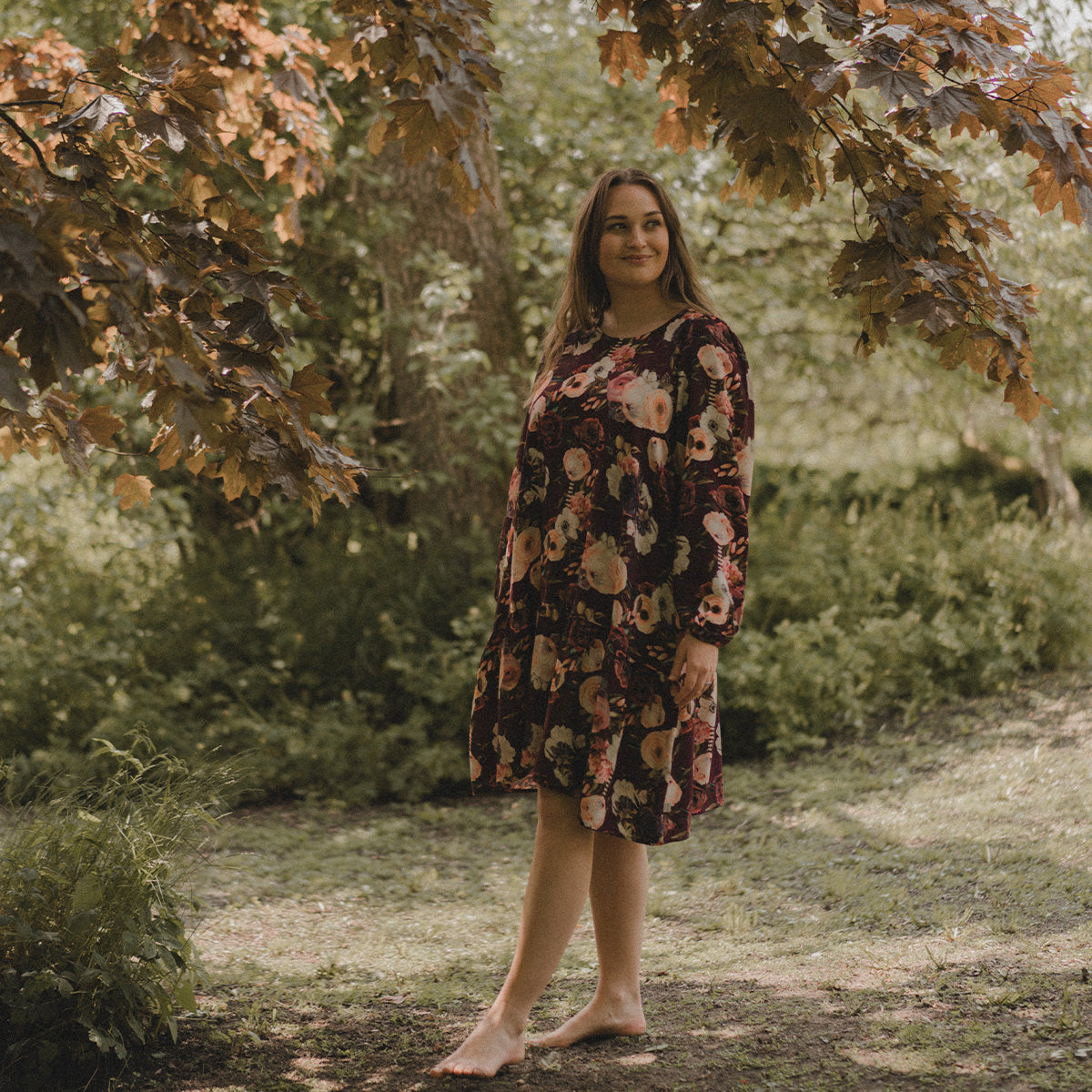 Laura dress, Antoine, purple