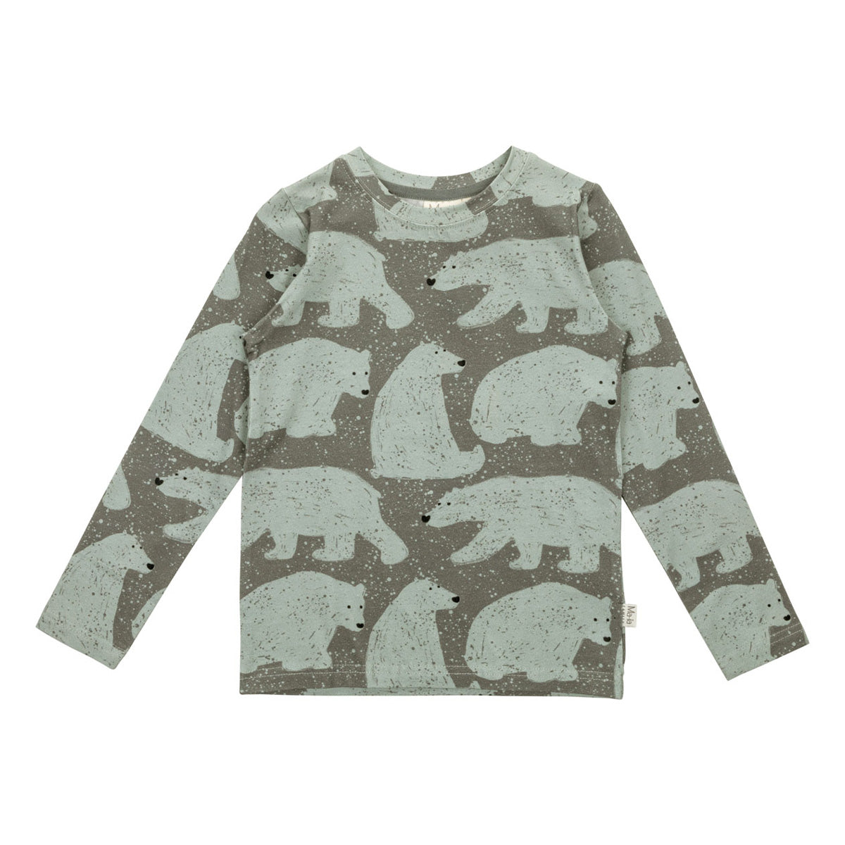 Polar bear shirt, aqua green