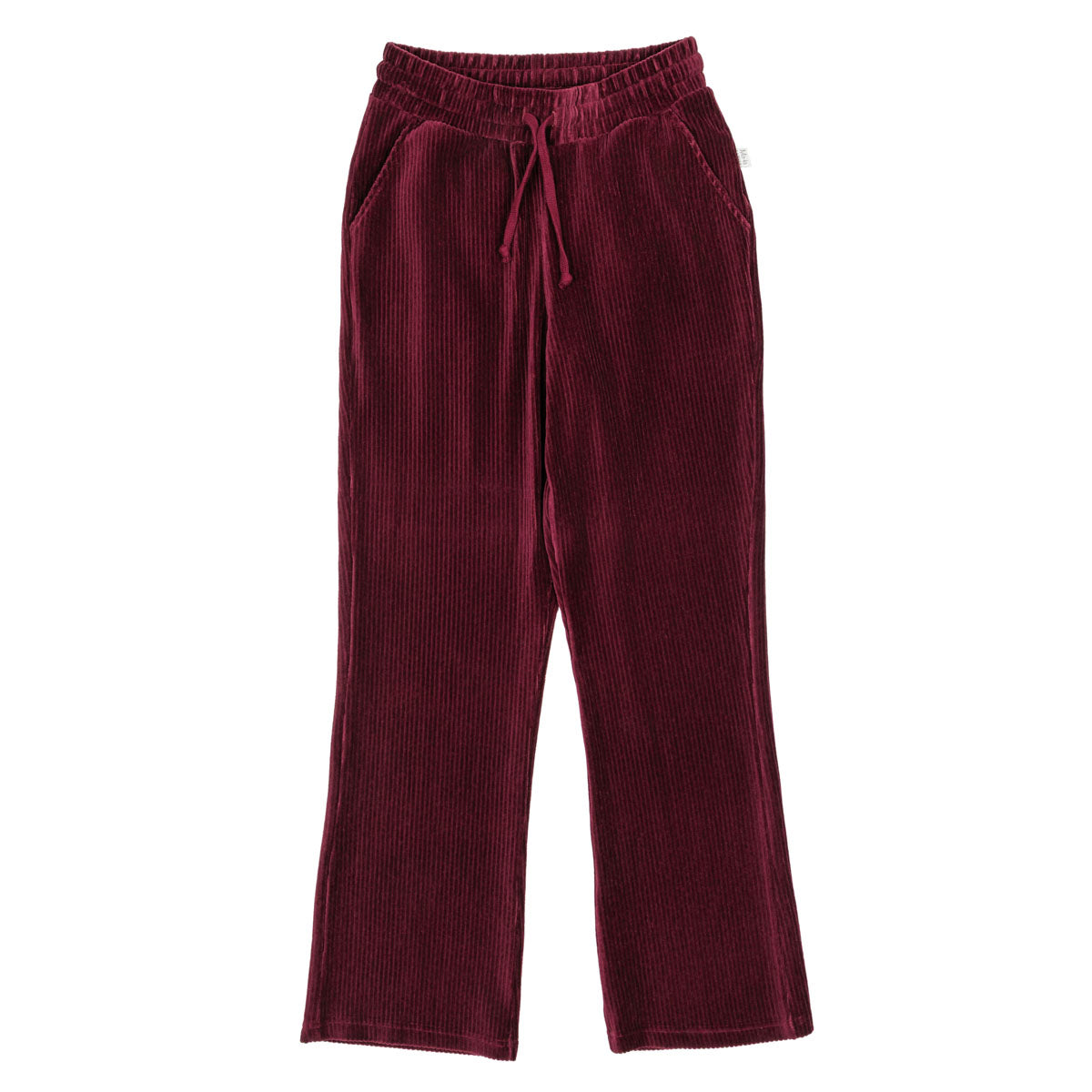 Lumina trousers for women, dark red