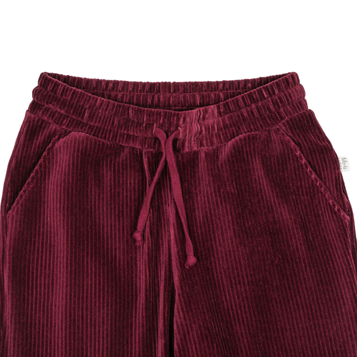 Lumina trousers for women, dark red