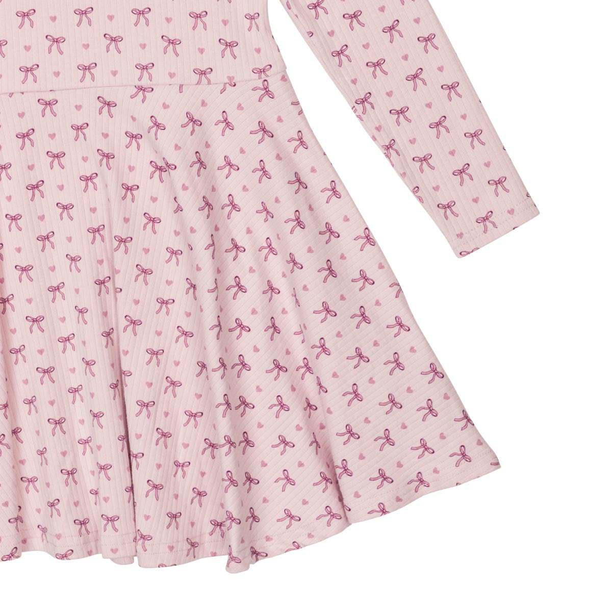 Bowsome dress, rose