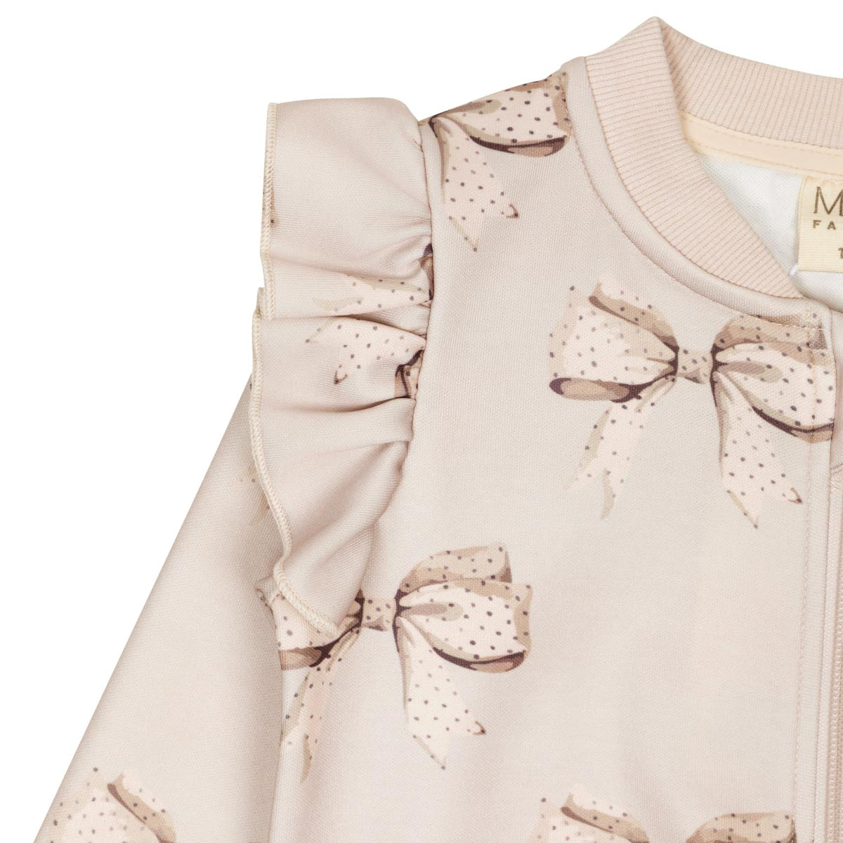 Rosette track jacket, beige