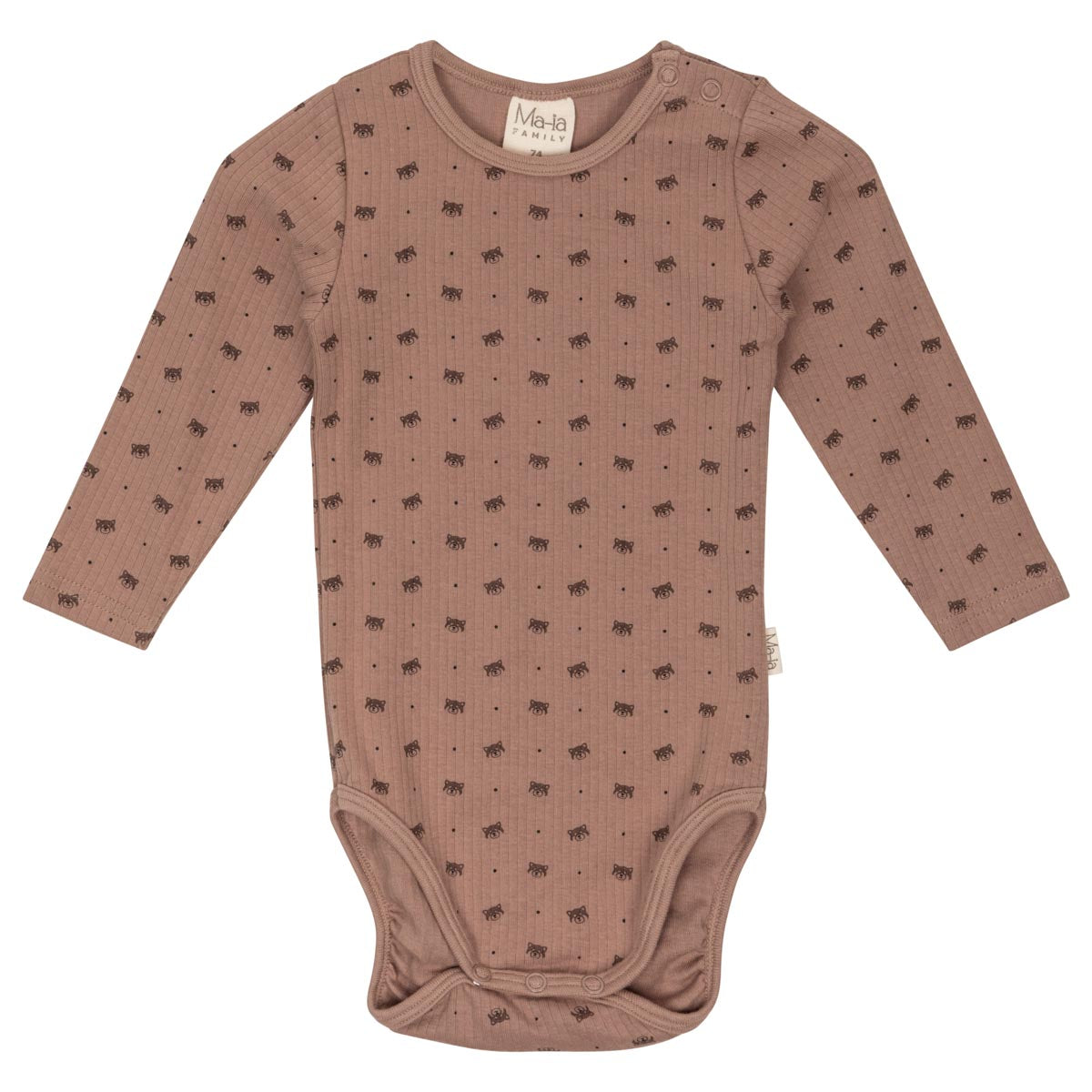 Little Panda bodysuit, nougat