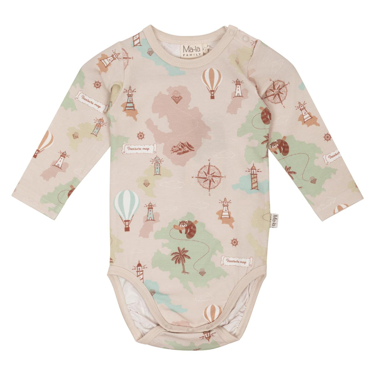 Route bodysuit, beige