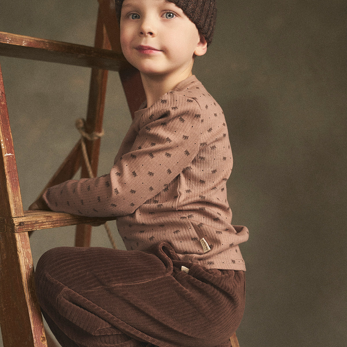 Little Panda shirt, nougat