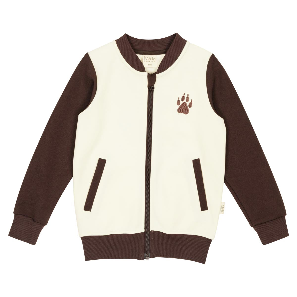 Explore track jacket, dark brown