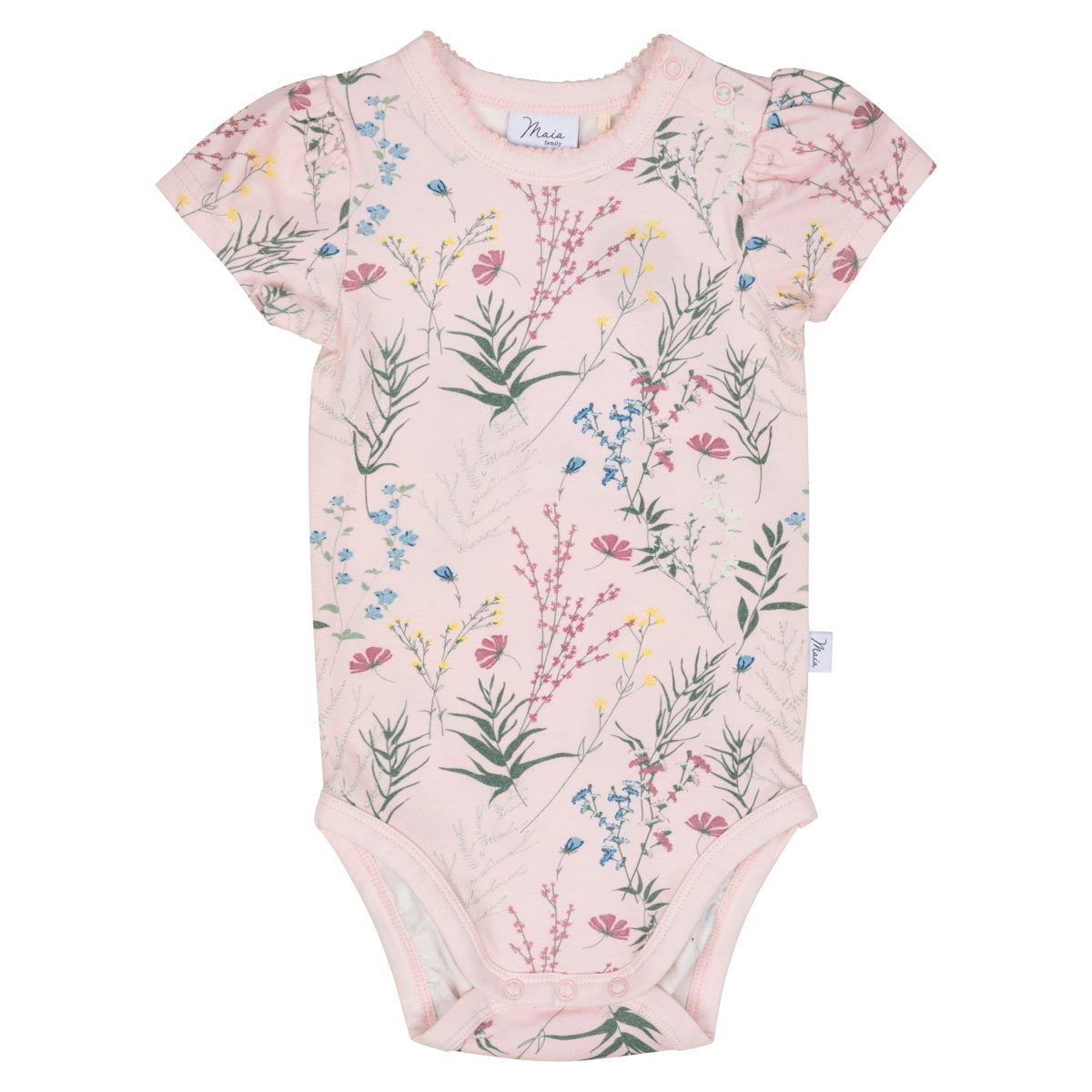 Thyme short-sleeved bodysuit, pink