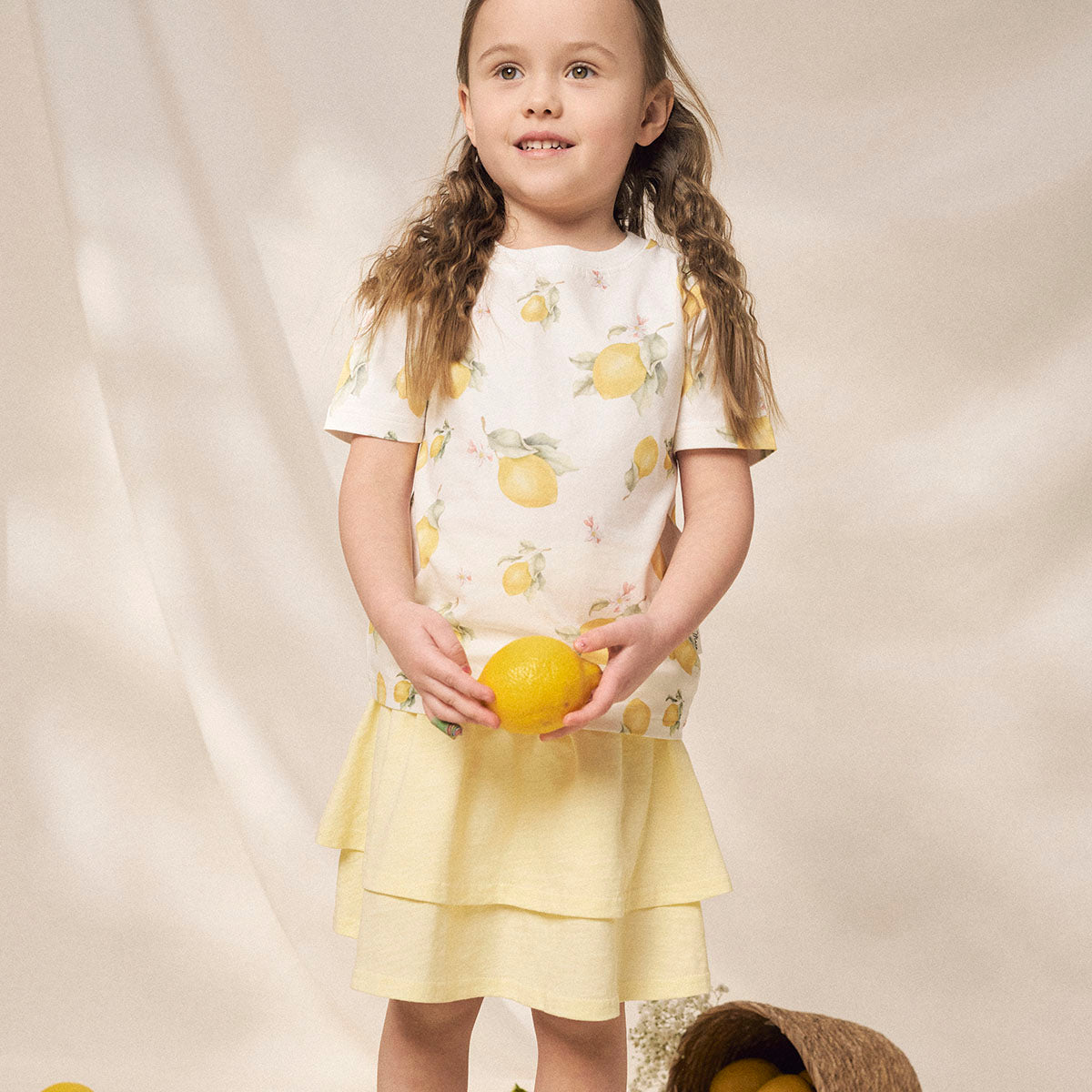 Lemon t-shirt, natural white