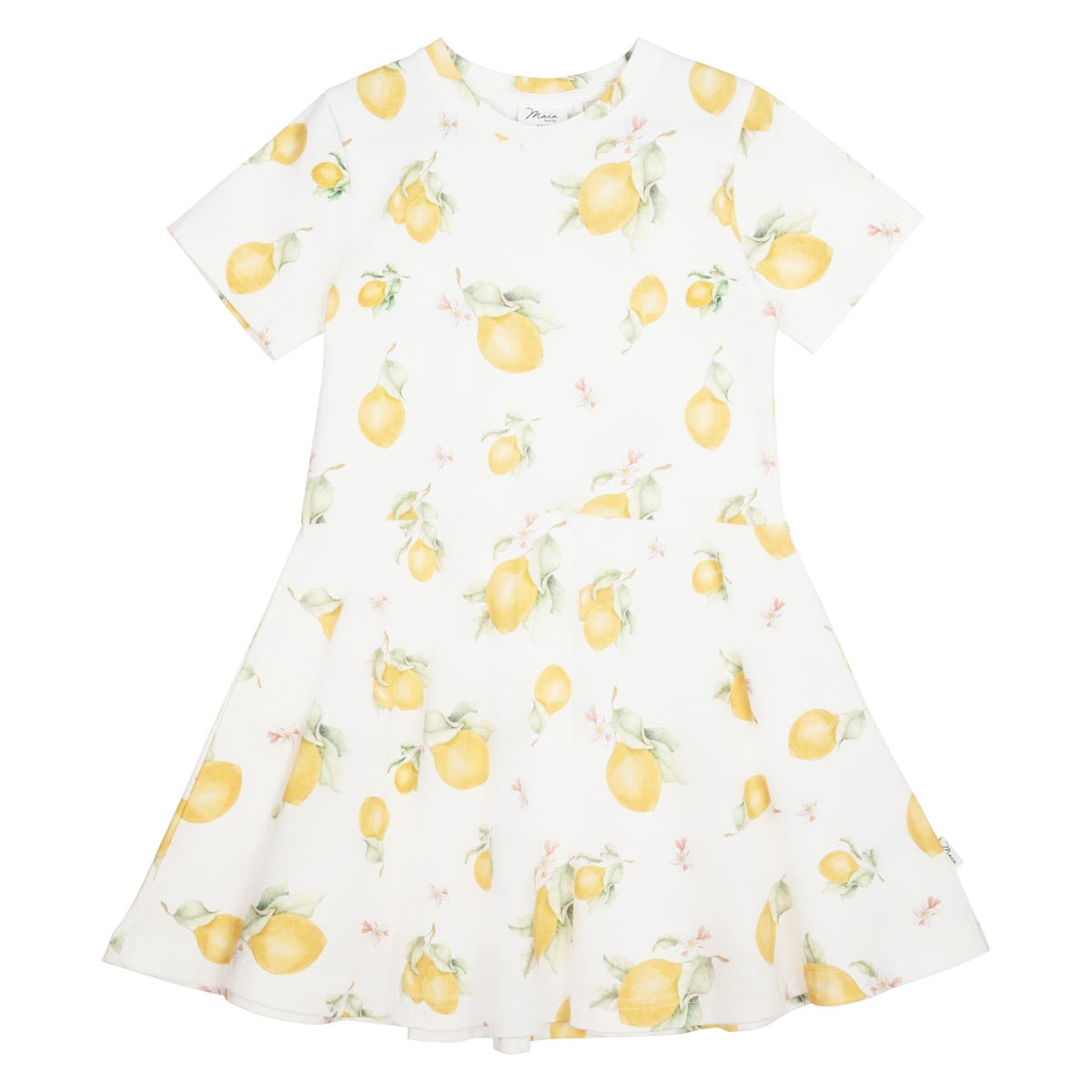 Lemon dress, natural white
