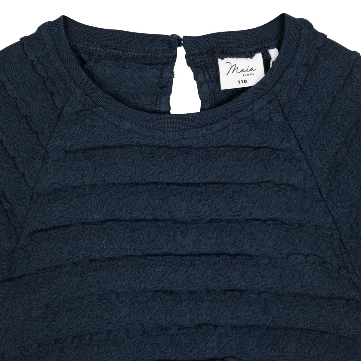 Wave dress, dark blue