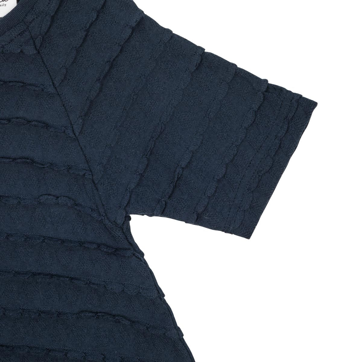 Wave dress, dark blue