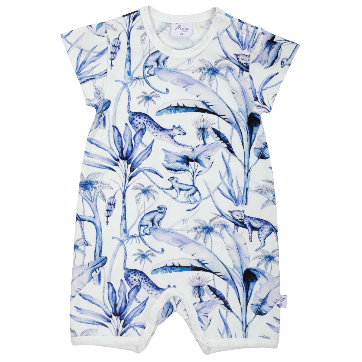 Rainforest playsuit, natural white