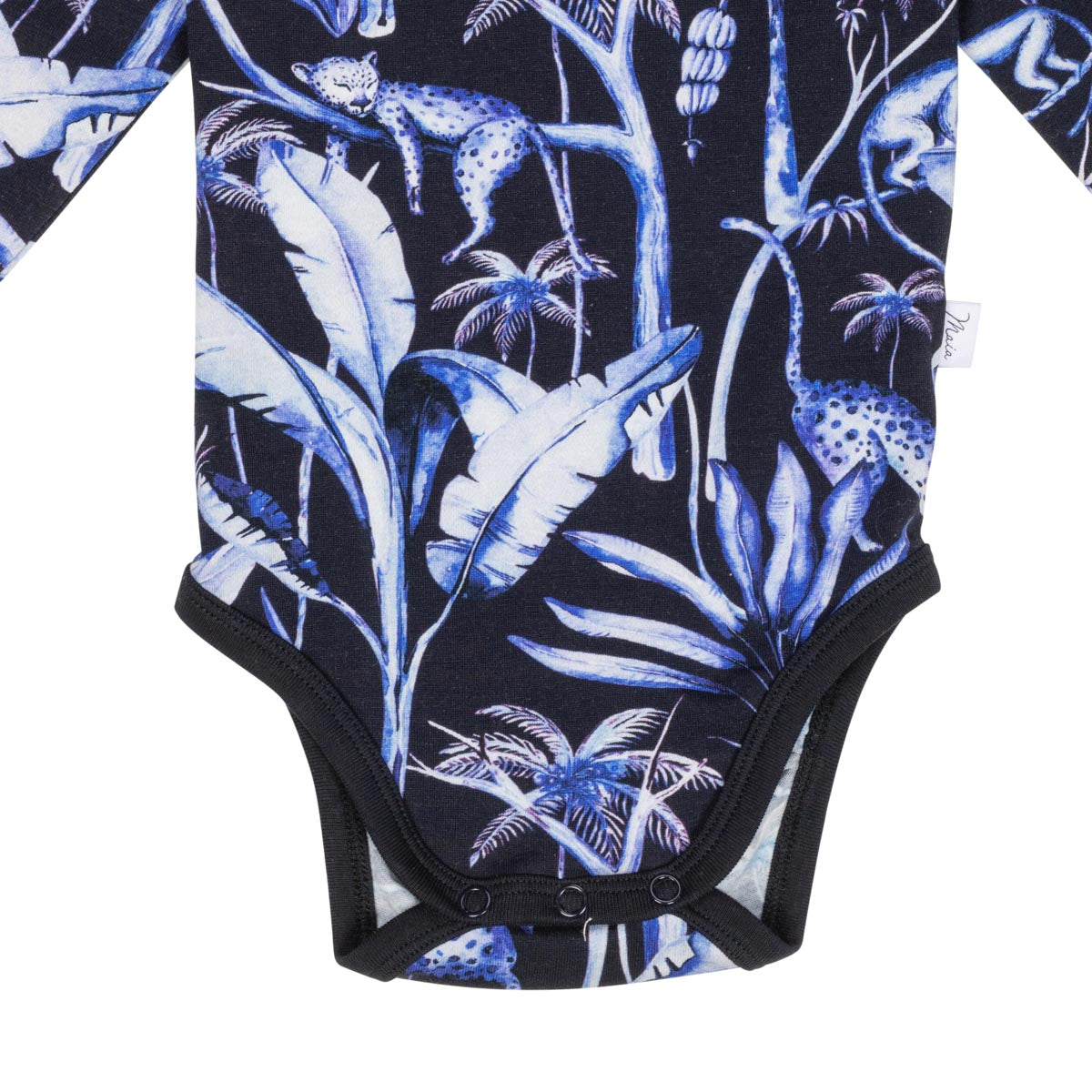 Rainforest bodysuit, dark blue