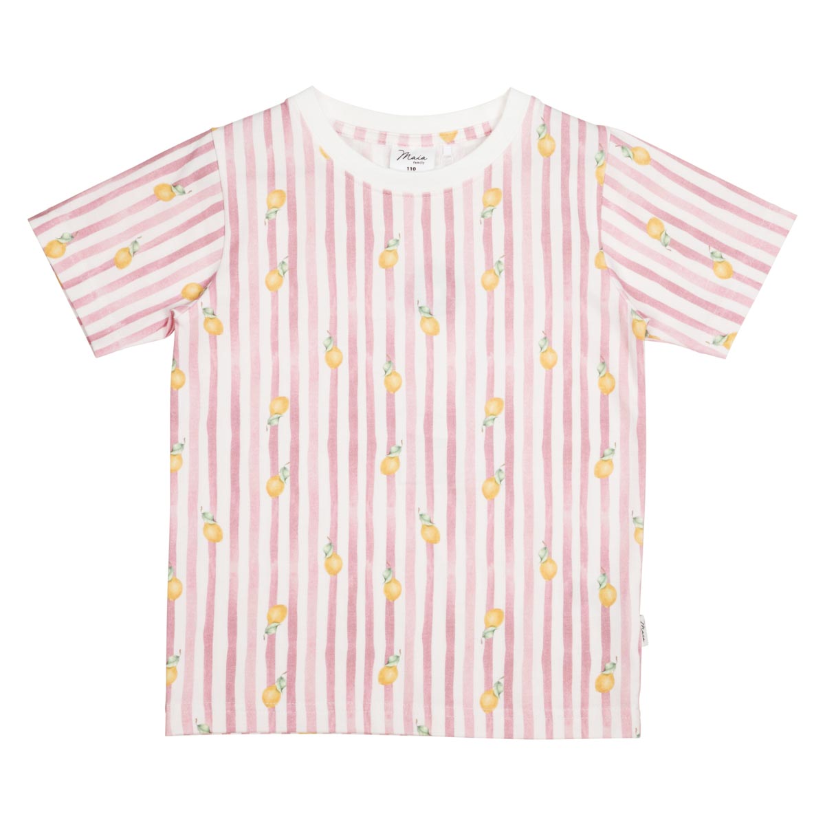 Lemon Stripe t-shirt, pink