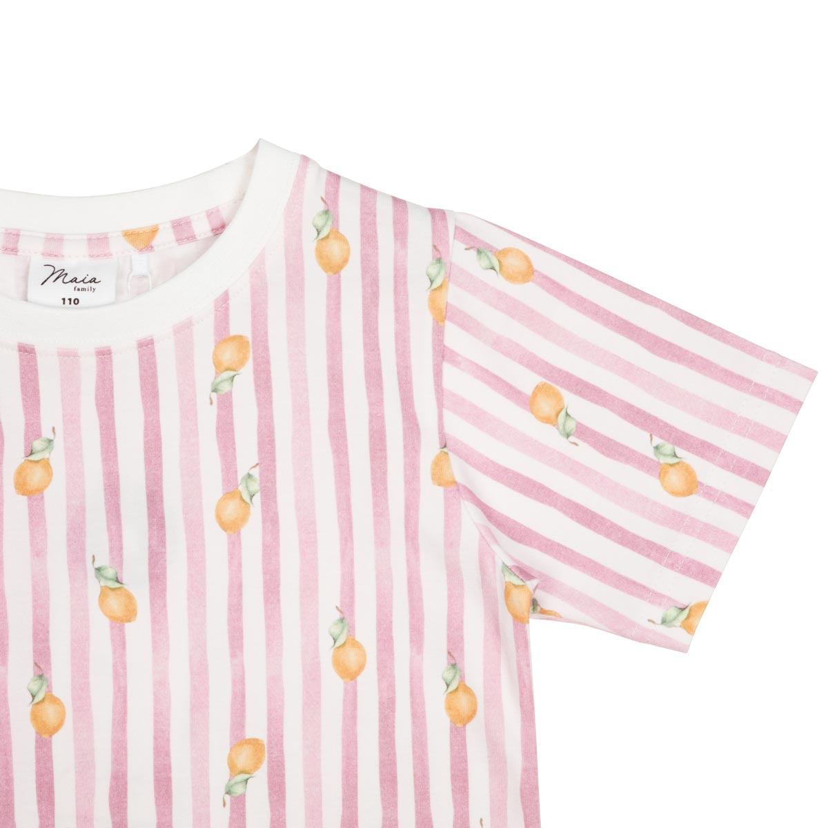 Lemon Stripe t-shirt, pink