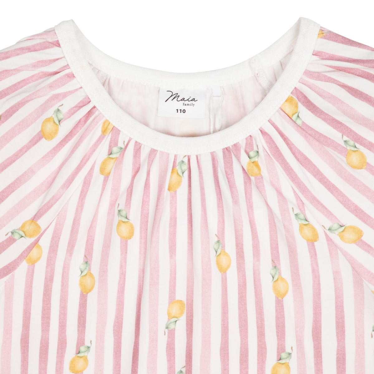 Lemon Stripe dress, pink