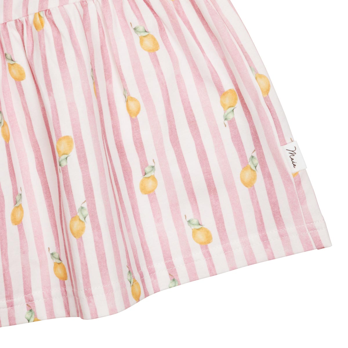Lemon Stripe dress, pink